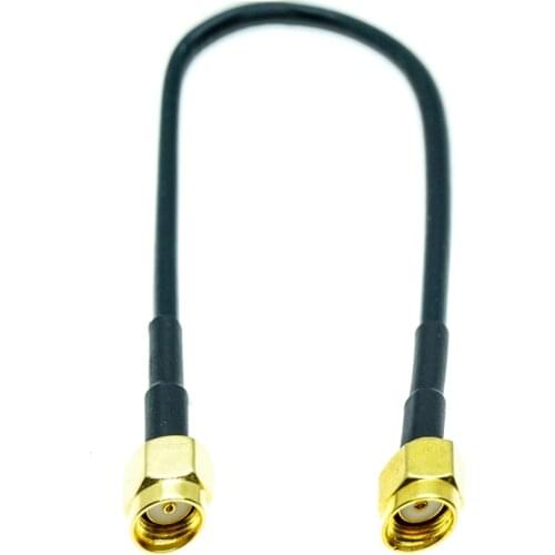RG174 RP SMA MALE to RP-SMA MALE Coax RF Extension Cable Jumper Pigtail
