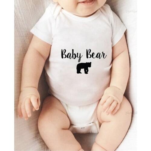 New Born Baby Girl Clothes Newborn Jumpsuit Toddler Boy Winter Clothes Cotton Long Sleeve Fall Baby Clothes Printing Bear