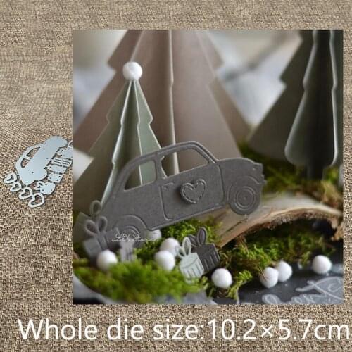 XLDesign Craft Metal Cutting Dies stencil mold gift heart car decoration scrapbook Album Paper Card Craft Embossing die cuts