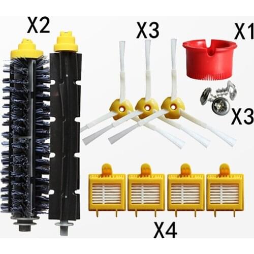Washable Accessories for iRobot Roomba 7 Series 700 710 755 775 782 785 780 790 Robot Vacuum Cleaner brush + filter