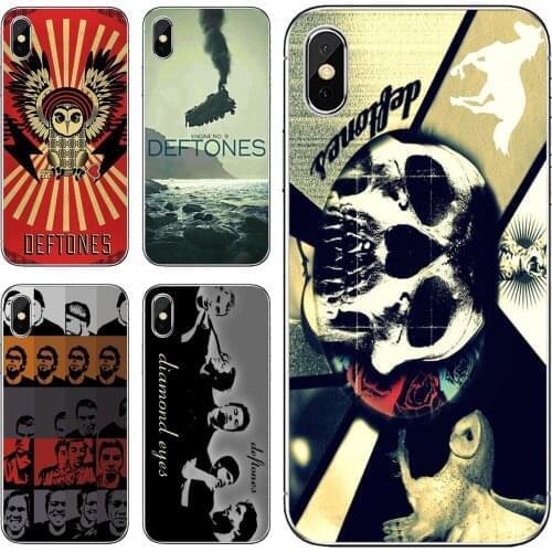 For Samsung Galaxy S10E S20 FE Note 10 20 Edge Lite Plus Ultra Alpha Core Prime Skull-Rose-Deftones-OWL-Music-Band Soft Cover