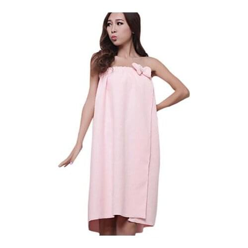 New Home Bath Towel Women Robes Bath Wearable Towel Bamboo Washcloth Microfiber Quick Drying Dress Female Beach Spa Nightwear
