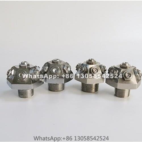 Water Mist Nozzle, Mist Fire Sprinkler, High Pressure Fire Fighting Mist Nozzle, 7 Mist Jets Mist Nozzle for Fire Suppression