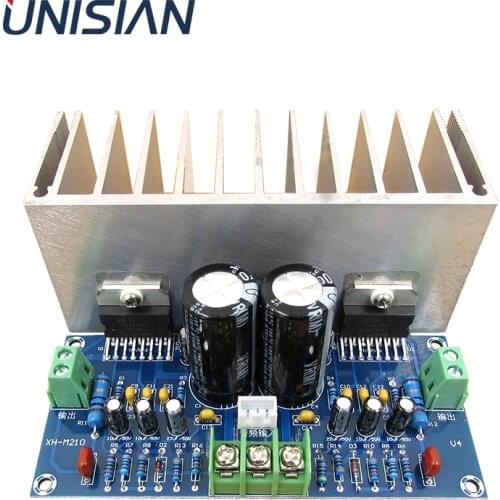 UNISIAN TDA7293 2.0 Audio Power Amplifier 100W+100W Hight Powr Two Channel TDA7293 Amplifiers Board HIFI Stereo Audio System