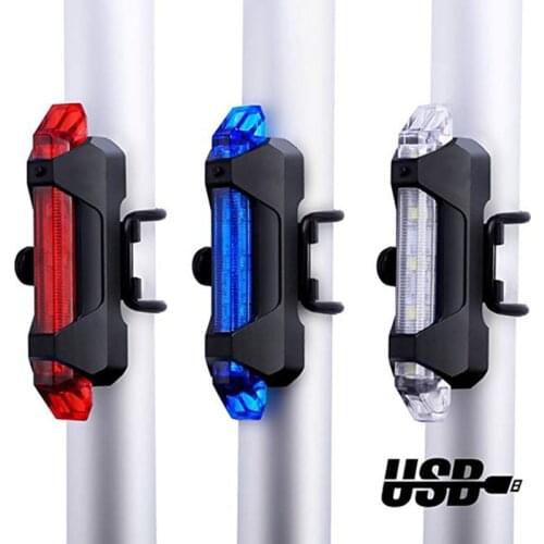 Waterproof Bike Taillight Riding Rear light Led Usb Chargeable Mountain Bike Cycling Light Tail-lamp Bicycle Light