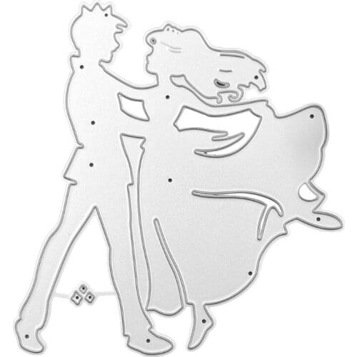 Waltz Dancing Metal Cutting Dies Stencil Scrapbooking Album Stamp Paper Card Embossing Craft Decor for cutting dies