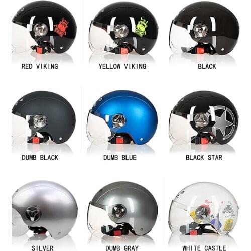 Motorcycle Riding Safety Helmet Men Women Half Face Helmet Motorbike Motocross Moto Helmet