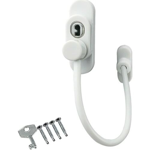 1 Set Child Protection Baby Safety Window Lock With Key, Multi-purpose Drawer Wardrobe Refrigerator Door Lock Stopper Protection