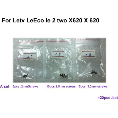 20PCS a set For Letv LeEco le 2 two X620 X 620 motherboard mainboard cover Screws For Letv LE2