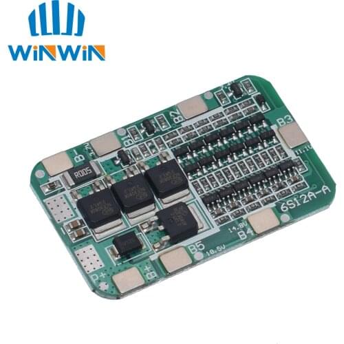 6S 15A 24V PCB BMS Protection Board for 6 Pack 18650 Li-ion Lithium Battery Cell Module DIY Kit