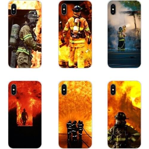Firefighter Heroes Accessories Phone Shell Covers For Samsung Galaxy S2 S3 S4 S5 Mini S6 S7 Edge S8 S9 S10E Lite Plus
