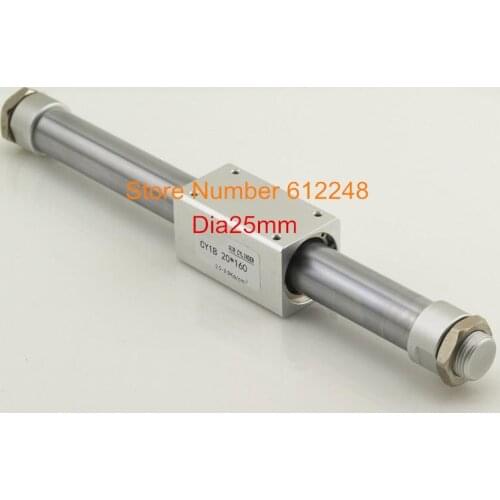 CY1B/CY3B 25MM RMS Rodless Pneumatic Cylinder Stainless CY1B25-100 CY1B25-200 CY1B25-300 CY1B25-400 CY1B25-500 CY1B25-600