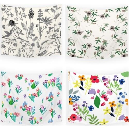 Flower leaves room decor Tapestry boho decor wall decor boho decoration home decor tapestry wall hanging dorm decor home decor