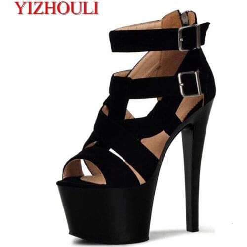 Crystal shimmering sandals ultra high heels magnificent seven inches of crystal shoes