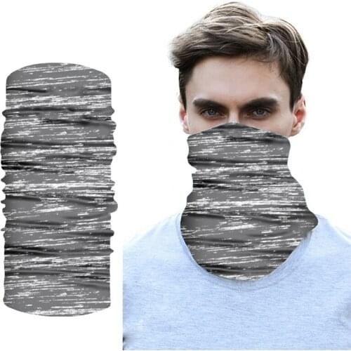 Summer Elastic Printed Cycling Balaclava Mask Scarf Skull Solid Bandana Buffs Neck Gaiter Headband Multifunctional Headwear