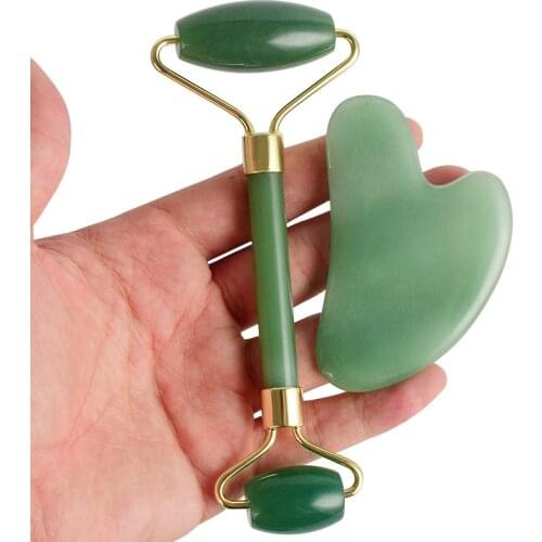 Jade Gua Sha Massagers For Face Rose Quartz Stone Jade Stone Face Lift Body Skin Relaxation Slimming Gouache Scraper Skin Care