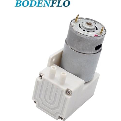 Bodenflo BD-04V Quiet Micro Electric Diaphragm 12V 24V Air/Vacuum Pump -75kpa 13L/Min With Brush Motor For Beauty