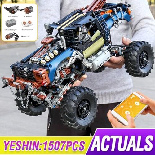 MOULD KING APP Motorized RC Car The MOC-3530 Rebel Tow Truck High-Tech Building Blocks Assembly Bricks Kids DIY Education Toys