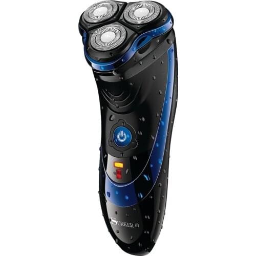 Powerful rotary male face beard electric shaver for men wet dry face electric razor men rechargeable beard shaving machine