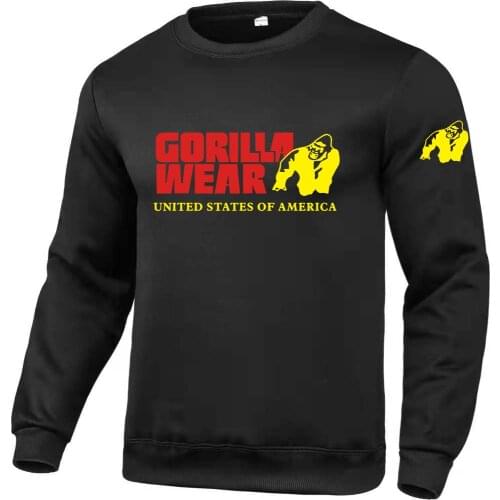 2021 brand new gorilla wearing spliced hoodie men new fall casual long sleeve hoodie men sweatshirt hoodie men winter warm hoodi