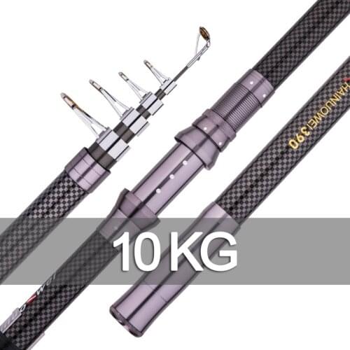New Telescopic Portable Rotary fishing 2.4M,2.7M,3.6M,3.9M,4.5M Fishing Rod Travel Sea Boat Rock Fishing Rod Carp Fishing Gear