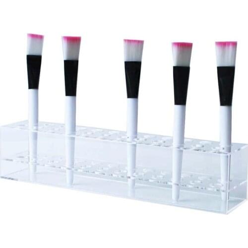 New High Quality Acrylic Eyebrow Penlcil Stand Holder Makeup Cosmetic Brush Storage Organizer Rack Pencil Display Pen Shelf Rack