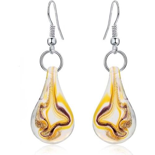 Charm Glaze Earrings Fashion Water Drop USA Earring Brincos Accessory Dress Decoration Birthday Party Jewelry Drop Ship A00014