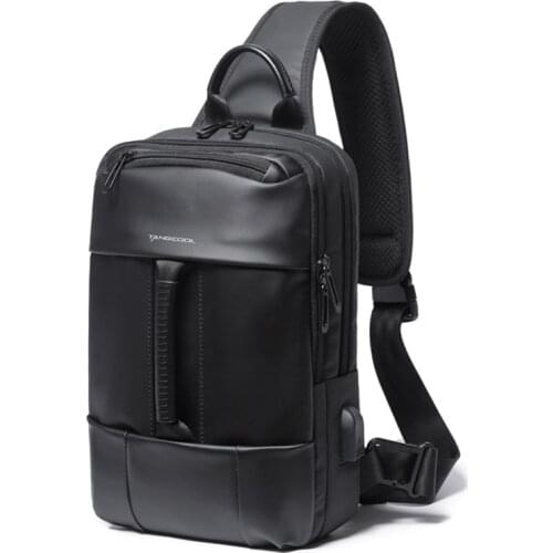 2020 New Fashion Multifunction Crossbody Bag for Women USB Charging Shoulder Bags Male Waterproof Trip Chest Bag