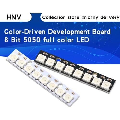 Stick 8 channel WS2812 5050 RGB LED lights built-in full color-driven development board