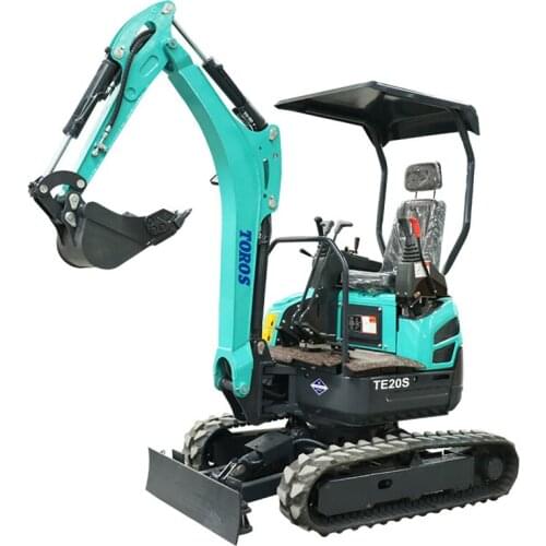 TE-20S Mini Excavator Small Digger 1.5 Ton Crawler High Performance Excavator With Rubber Track