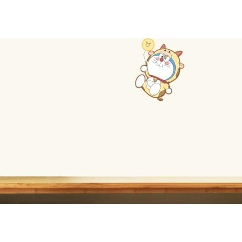 Three Ratels QC25 Twelve constellations Doraemon Cartoon Creative wall sticker for bedroom