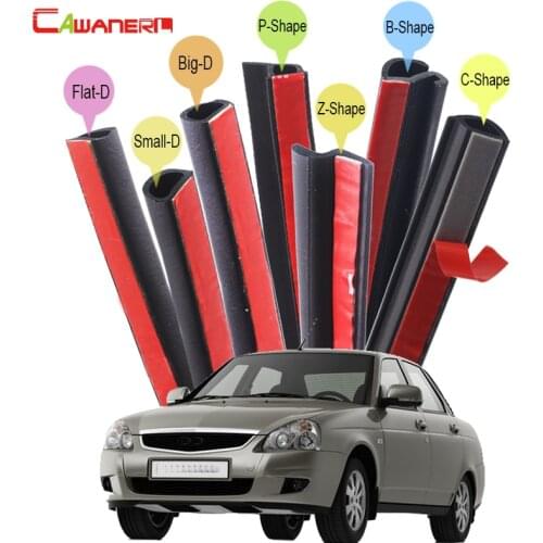 Cawanerl Whole Car Hood Door Trunk Seal Sealing Strip Kit Fillers Weatherstrip For Lada Priora 110 111 112 Samara Kalina