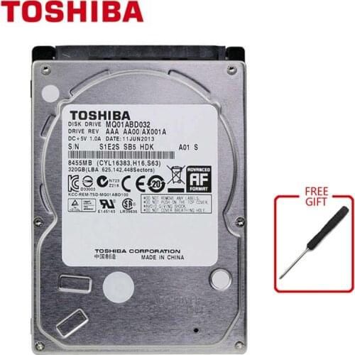 TOSHIBA Brand 320GB 2.5" SATA2 Laptop Notebook Internal 320G HDD Hard Disk Drive 5400rpm SATA2.0 Hard Drive