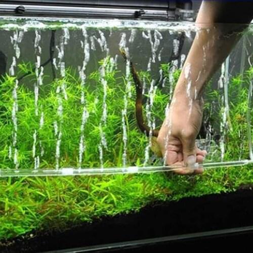 Hight Quality Plastic Aquarium Fish Tank Curtain Air Vent Bubble Bar Release Diffuser Set New Pet Products