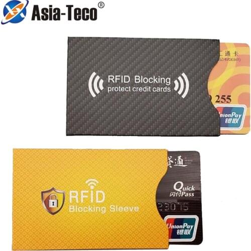 20Pcs New Anti Theft For RFID Credit Card Protector Blocking Cardholder Sleeve Skin Case Covers Protection Bank Card Case