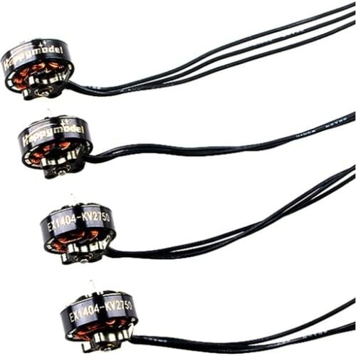 4PCS Happymodel EX1404 1404 KV4800 3S KV2750 KV3500 4S Brushless Motor 1.5mm for FPV Racing Freestyle Micro Long Range LR4 Drone