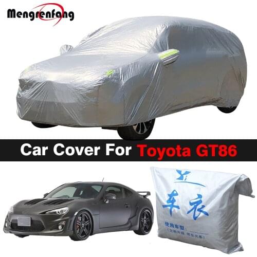Car Cover Auto Outdoor Sun Shade Anti-UV Snow Rain Ice Resistant Cover Dustproof For Toyota GT86 GR 86