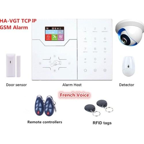 DIY Smart Home Tcp Ip Alarm GSM Alarm System Security Home Intruder Alarm System with Camera to Security House Security