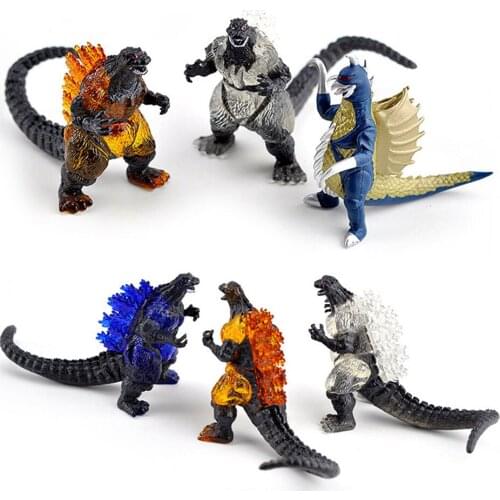 10Pcs/set Gojira action figures ultraman dolls PVC figure toys collection modle Gomora Altman dinosaur gift