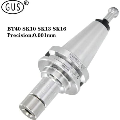 GUS BT40 SK10 SK13 SK16 tool holder with BT pull pin, SK chuck tool holder, spindle tool holder for CNC tool holder