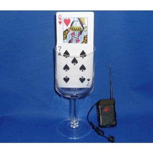 Remote Control Card Rise - Magic Trick,Stage Magic Props,Illusions,Mentalism Magic,Gimmick,Magician Chosen Card Rising,Fun