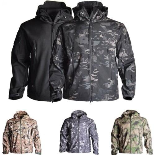 TAD Lurker Shark Soft Shell Waterproof Hunting Jacket Tactical Jacket Windbreaker Outdoor Camping Hiking Army Jacket Men Coat