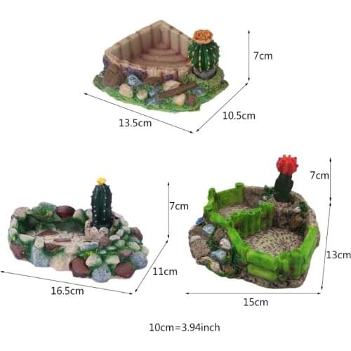 Reptile Food Bowl Worm Dish Amphibian Polyresin Water Bowl for Lizard Anoles Bearded Dragons Terrarium Aquarium Decor