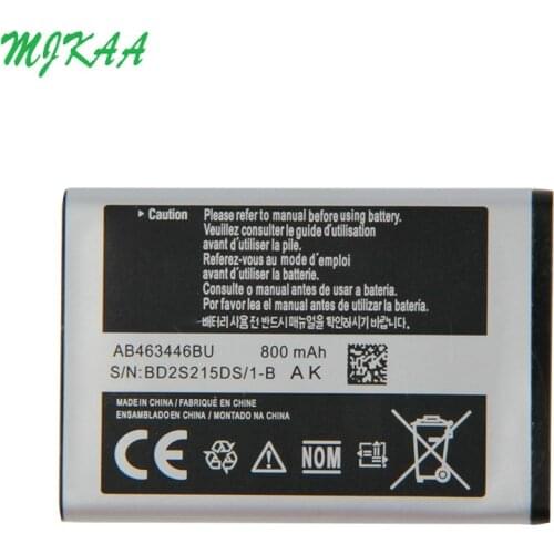 Original Battery AB043446BE AB463446BU AB553446BU For C3300K X208 X160 B309 GT-C3520 E1228 GT-E2530 E339 GT-E2330 C5212