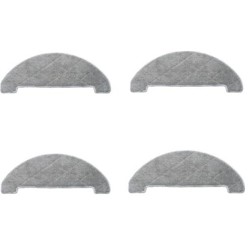 4Pcs Replaceble Mops Cloths Accessories Sets Parts for XIAOMI VIOMI S9 Vacuum Cleaner Parts
