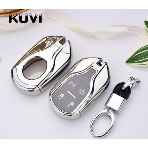 TPU+PC Car Remote Key Case Cover Holder For Maserati Levante Ghibli Quattroporte GT Granturism GranCabrio Accesories Styling