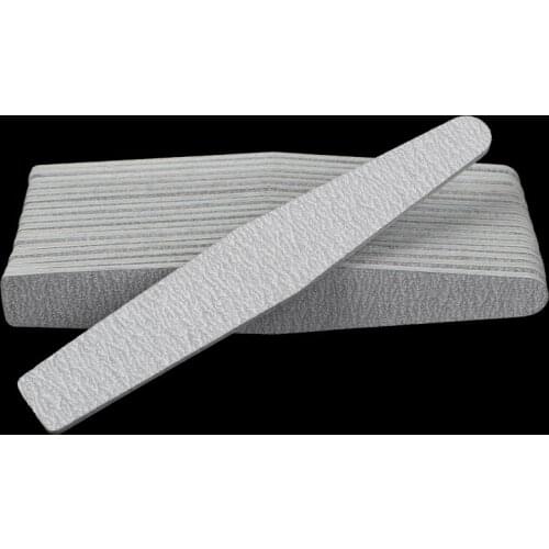 50Pcs Diamond Nail Files block Buffer Double Sided Sanding file Buffs 100/180 Grit Grey Sandpaper Manicure nail Care Tools