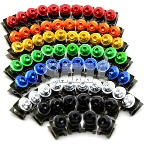 6MM Motorcycle Accessories Fairing body Bolts Screws for 690 smc 2008 2009 2010 2011 For Kawasaki Z1000 Z750 Z800