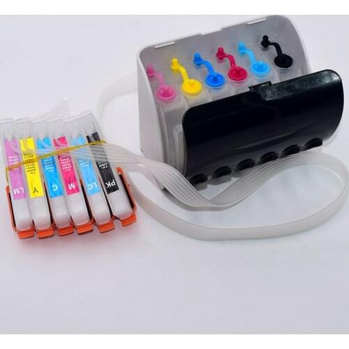 Ciss Ink Cystem T2431-T2436 with ARC Chip for Epson Expression Photo XP-850 XP-750 XP-760 XP-860 XP-950 XP-960 XP-55 Printer