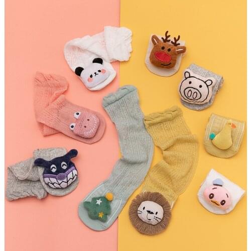 Baby Children Knee for Boys Girls Anime High Socks Newborns Clothes Casual Cartoon Kids Toddlers Infant Anti-mosquito Breathable